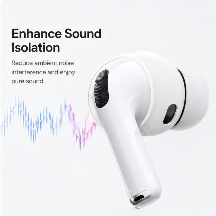 XDcase 6 Pairs Silicone Anti-slip Sports Ear Covers Kit, Cleaning Brush Color Random, For AirPods Pro 3, For AirPods 4, For Apple EarPods