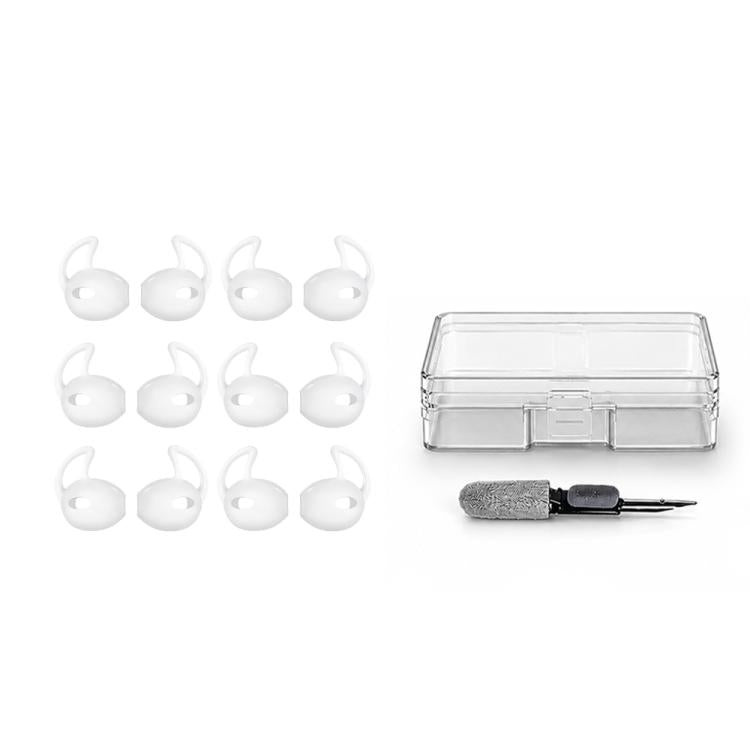 XDcase 6 Pairs Silicone Anti-slip Sports Ear Covers Kit, Cleaning Brush Color Random, For AirPods Pro 3, For AirPods 4, For Apple EarPods