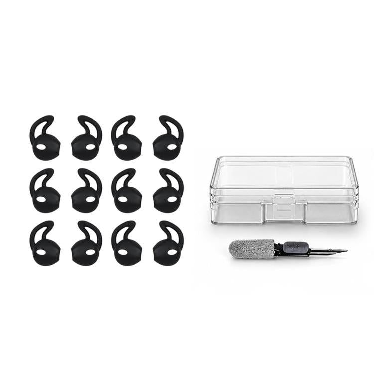 XDcase 6 Pairs Silicone Anti-slip Sports Ear Covers Kit, Cleaning Brush Color Random, For AirPods Pro 3, For AirPods 4, For Apple EarPods