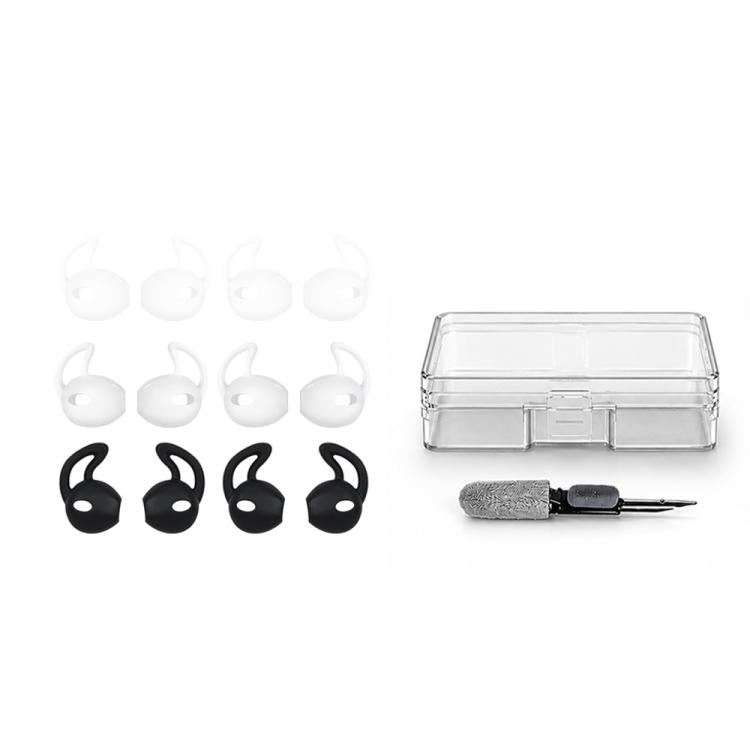 XDcase 6 Pairs Silicone Anti-slip Sports Ear Covers Kit, Cleaning Brush Color Random, For AirPods Pro 3, For AirPods 4, For Apple EarPods