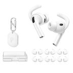XDcase 6 Pairs Silicone Anti-slip Sports Ear Covers with Storage Case & Carabiner, For AirPods Pro 3