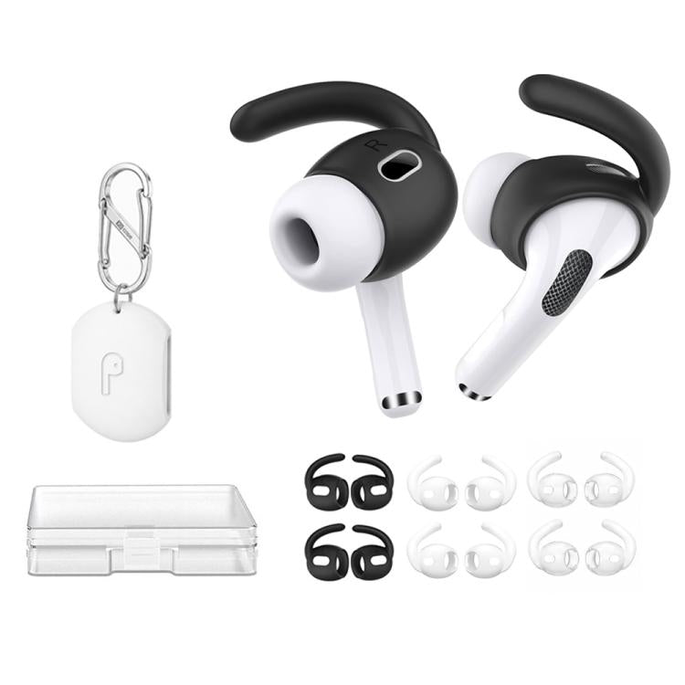 XDcase 6 Pairs Silicone Anti-slip Sports Ear Covers with Storage Case & Carabiner, For AirPods Pro 3