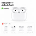XDcase 6 Pairs Silicone Anti-slip Sports Ear Covers with Storage Case & Carabiner, For AirPods Pro 3