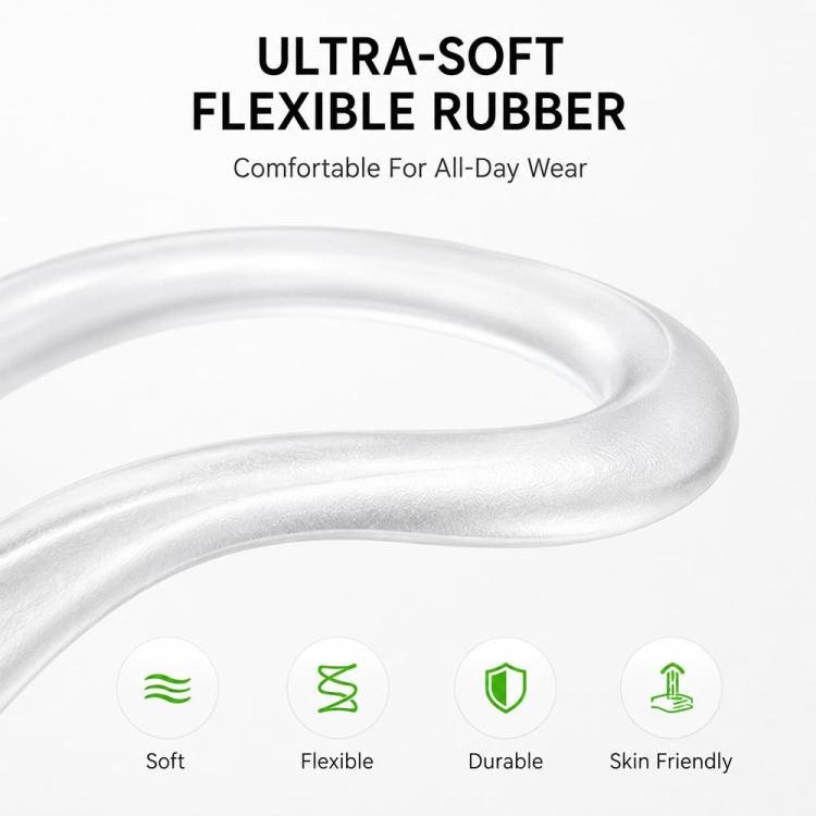 XDcase 3 Pairs Soft Rubber Anti-slip Sports Ear Hooks, For AirPods 3/2/1 & Pro 3/2/1