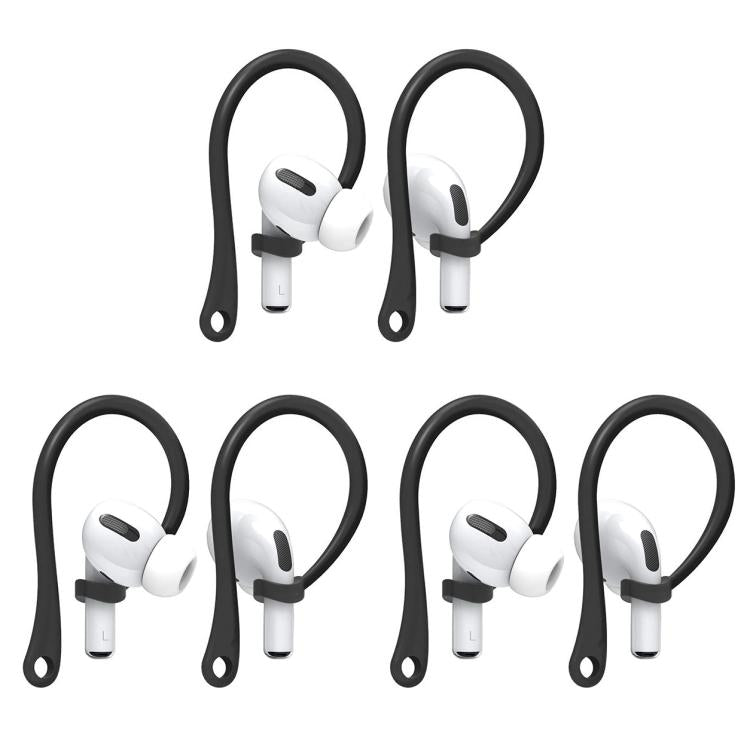 XDcase 3 Pairs Soft Rubber Anti-slip Sports Ear Hooks, For AirPods / Galaxy Buds