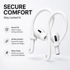 XDcase 3 Pairs Soft Rubber Anti-slip Sports Ear Hooks, For AirPods / Galaxy Buds