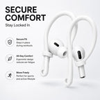 XDcase 3 Pairs Soft Rubber Anti-slip Sports Ear Hooks, For AirPods / Galaxy Buds
