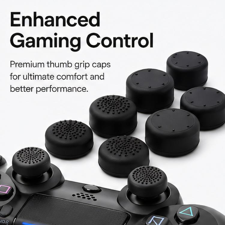 XDcase 8pcs Silicone Anti-Slip Joystick Cap Stackable Cover for PS5 / PS4 / PS3 / Switch Pro / Xbox one / Xbox 360 Gamepad