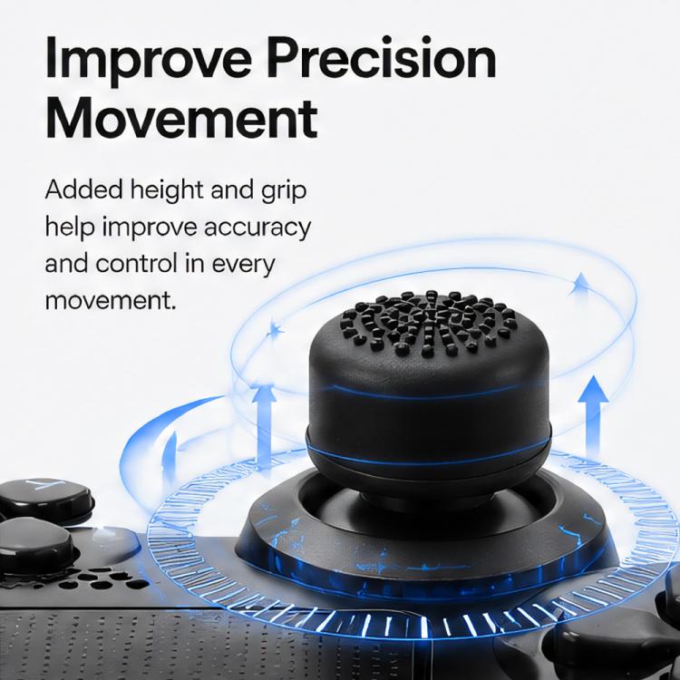 XDcase 8pcs Silicone Anti-Slip Joystick Cap Stackable Cover for PS5 / PS4 / PS3 / Switch Pro / Xbox one / Xbox 360 Gamepad