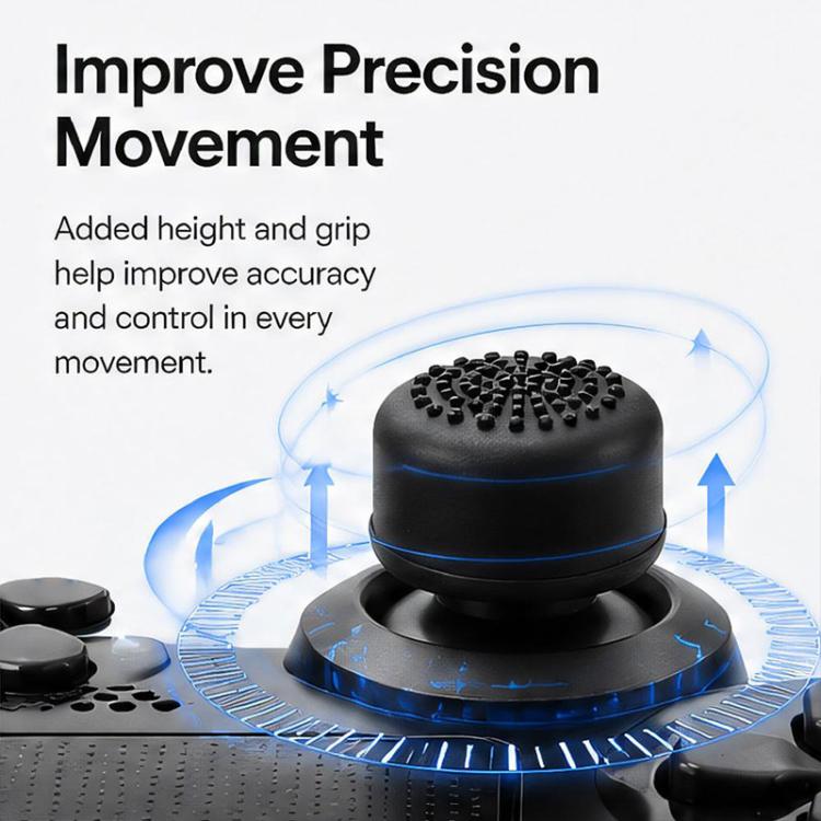 XDcase 8pcs Silicone Anti-Slip Joystick Cap Stackable Cover for PS5 / Switch Pro / Xbox 360 Gamepad
