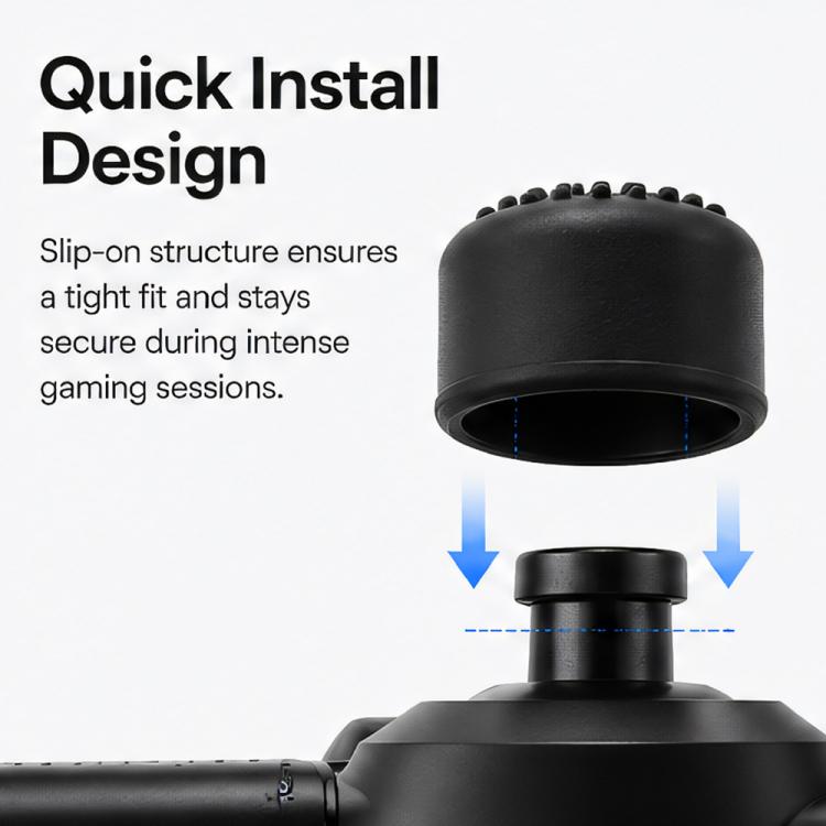 XDcase 8pcs Silicone Anti-Slip Joystick Cap Stackable Cover for PS5 / Switch Pro / Xbox 360 Gamepad