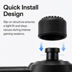 XDcase 8pcs Silicone Anti-Slip Joystick Cap Stackable Cover for PS5 / Switch Pro / Xbox 360 Gamepad