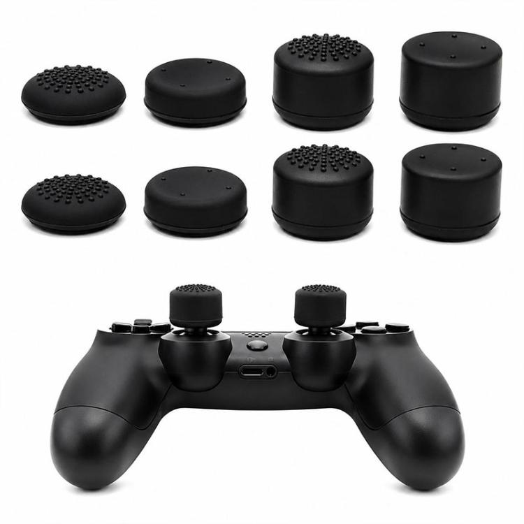 XDcase 8pcs Silicone Anti-Slip Joystick Cap Stackable Cover for PS5 / Switch Pro / Xbox 360 Gamepad