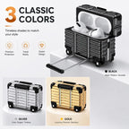 XDcase Suitcase Design PC Hybrid TPU Earphone Case with Holder, For AirPods Pro 3, For AirPods Pro 2 / 1