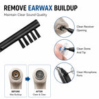 XDcase 8 in 1 Hearing Aid Cleaning Tools Kit
