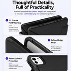 XDcase Detachable Frame Dual-Sided Magnetic Smart Tablet Leather Case with Pencil Holder, For iPad Air 11 2026/2025/2024, For iPad 2025 / 2022, For iPad mini 2024 / 2021, For iPad Pro 11 2022/2021/2020/2018, For iPad Air 10.9 2022 / 2020
