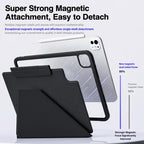 XDcase Detachable Frame Dual-Sided Magnetic Smart Tablet Leather Case with Pencil Holder, For iPad Air 11 2026/2025/2024, For iPad 2025 / 2022, For iPad mini 2024 / 2021, For iPad Pro 11 2022/2021/2020/2018, For iPad Air 10.9 2022 / 2020