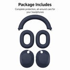XDcase 3 in 1 Soft Silicone Headset Protective Case, For Sony WH-1000XM6