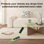 XDcase 3pcs Cute Cat Ears Silicone Protective Case with Mini Strap, For TCL Roku TV Remote