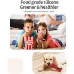 XDcase 4pcs Soft Silicone Protective Case with Mini Strap, For TCL RC923A / RC813A TV Remote