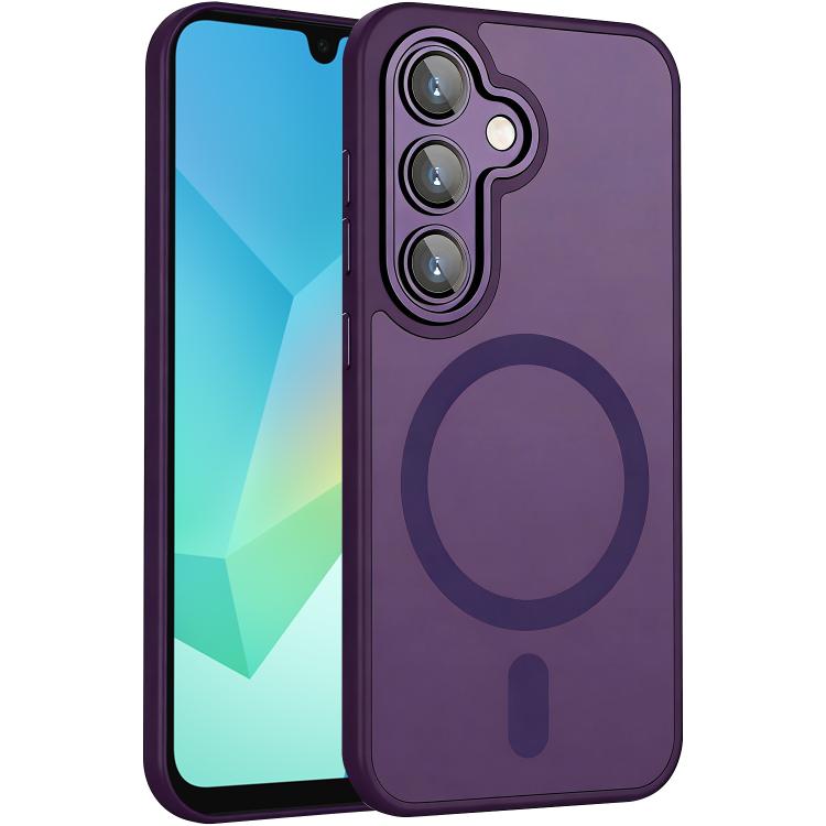 XDcase Skin Feel Magnetic Frosted Phone Case with Lens Film, For Galaxy A57 5G, For Galaxy A37 5G, For Galaxy A07 4G, For Galaxy A17 5G, For Galaxy A06 5G, For Galaxy A26 5G, For Galaxy A36 5G, For Galaxy A16 5G, For Galaxy A55 5G