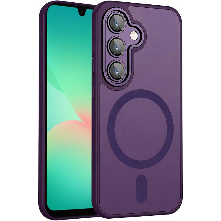 XDcase Skin Feel Magnetic Frosted Phone Case with Lens Film, For Galaxy A57 5G, For Galaxy A37 5G, For Galaxy A07 4G, For Galaxy A17 5G, For Galaxy A06 5G, For Galaxy A26 5G, For Galaxy A36 5G, For Galaxy A16 5G, For Galaxy A55 5G