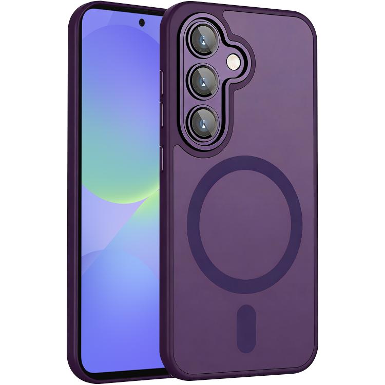 XDcase Skin Feel Magnetic Frosted Phone Case with Lens Film, For Galaxy A57 5G, For Galaxy A37 5G, For Galaxy A07 4G, For Galaxy A17 5G, For Galaxy A06 5G, For Galaxy A26 5G, For Galaxy A36 5G, For Galaxy A16 5G, For Galaxy A55 5G