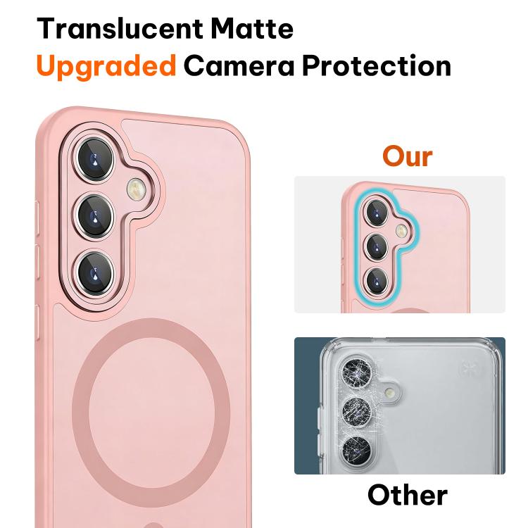 XDcase Skin Feel Magnetic Frosted Phone Case with Lens Film, For Galaxy A57 5G, For Galaxy A37 5G, For Galaxy A07 4G, For Galaxy A17 5G, For Galaxy A06 5G, For Galaxy A26 5G, For Galaxy A36 5G, For Galaxy A16 5G, For Galaxy A55 5G