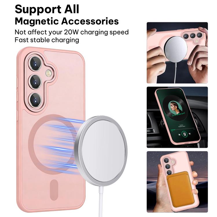 XDcase Skin Feel Magnetic Frosted Phone Case with Lens Film, For Galaxy A57 5G, For Galaxy A37 5G, For Galaxy A07 4G, For Galaxy A17 5G, For Galaxy A06 5G, For Galaxy A26 5G, For Galaxy A36 5G, For Galaxy A16 5G, For Galaxy A55 5G