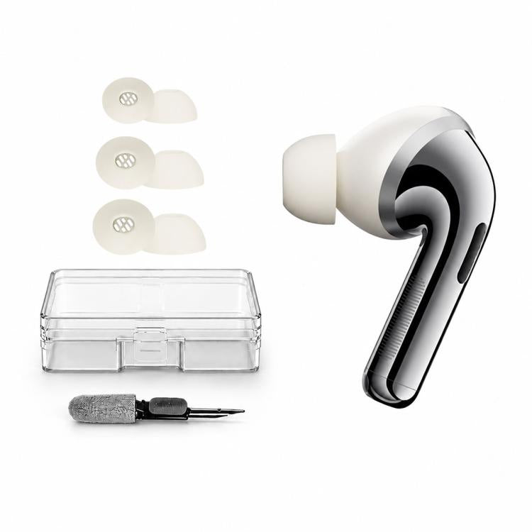 XDcase 3 Pairs Replacement Silicone Ear Tips Kit, S/M/L Size, Cleaning Brush Color Random, For OPPO Enco X3 / Free4