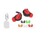 XDcase 5 Pairs Silicone Anti-slip Sports Ear Covers with Storage Case & Carabine, For Beats Studio Buds