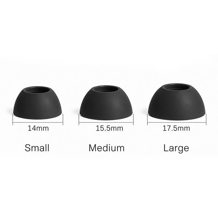 XDcase 3 Pairs Replacement Silicone Ear Tips Kit, S/M/L Size, Cleaning Brush Color Random, Ear Tips