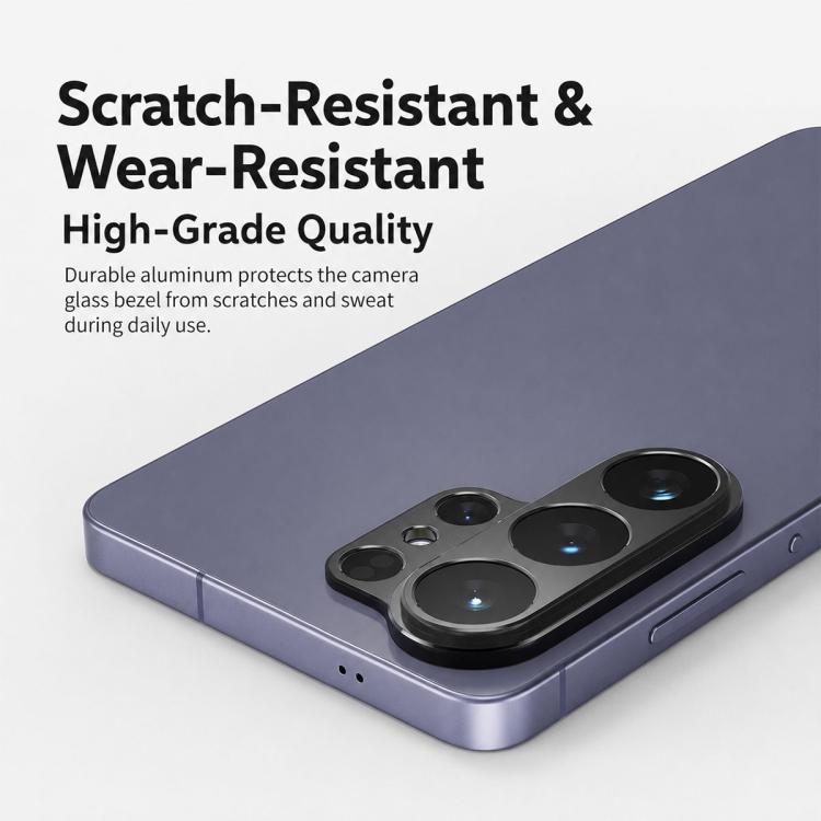 XDcase Aluminum Alloy Hollow Camera Lens Protector, For Galaxy S26+ 5G, For Galaxy S26 Ultra 5G, For Galaxy S26 5G, For Galaxy A57 5G, For Galaxy A37 5G, For Galaxy Z Flip7 FE 5G, For Galaxy Z Fold7 5G, For Galaxy A56 5G, For Galaxy A36 5G             ...