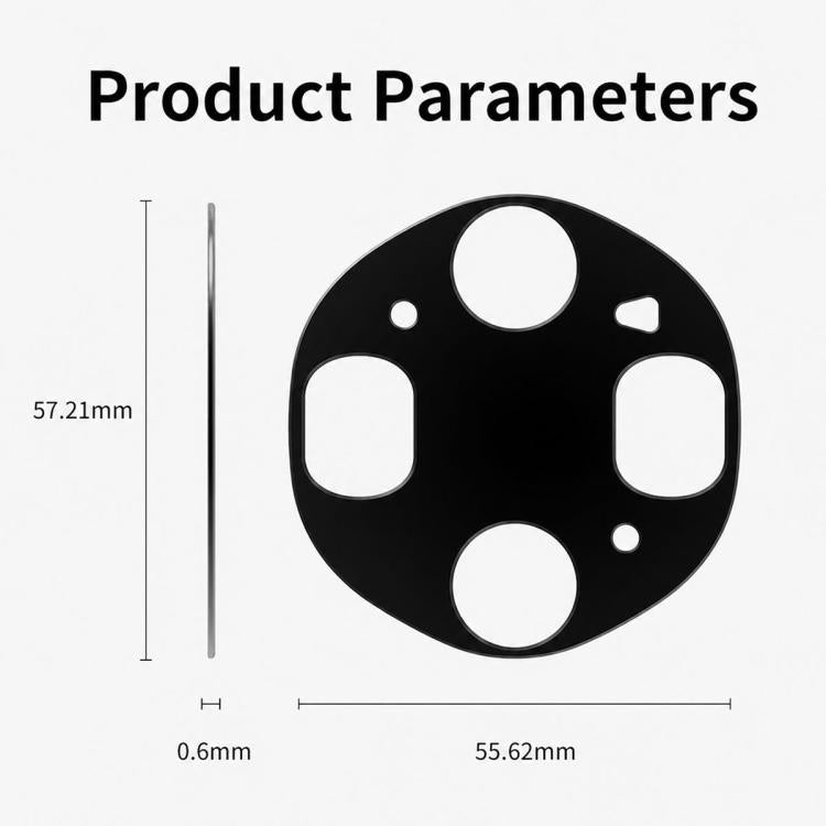Aluminum Alloy Hollow Camera Lens Protector, For OPPO Find X9 Ultra