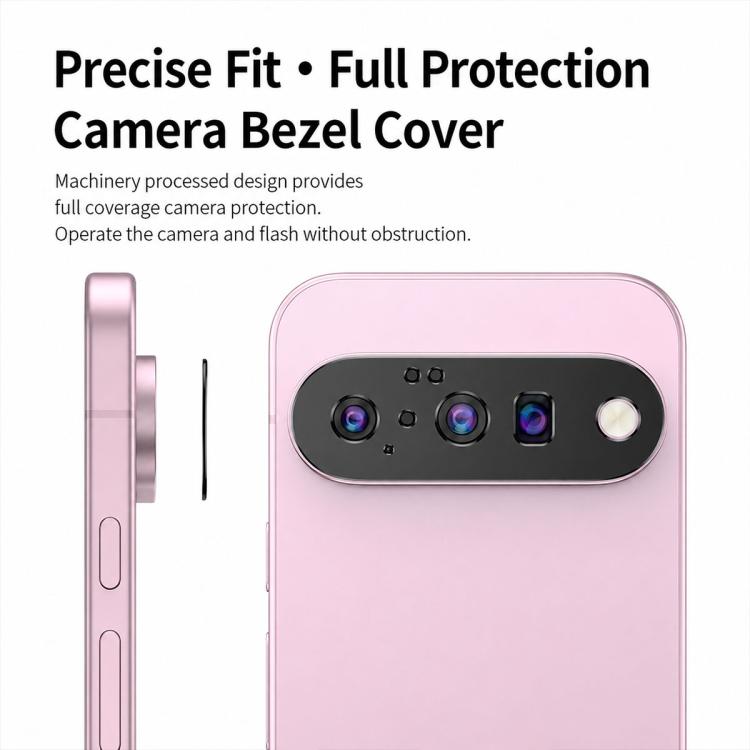 Aluminum Alloy Hollow Camera Lens Protector, For Google Pixel 10 Pro Fold, For Google Pixel 10 Pro XL, For Google Pixel 10 Pro, For Google Pixel 10, For Google Pixel 9 Pro XL, For Google Pixel 9 Pro, For Google Pixel 9