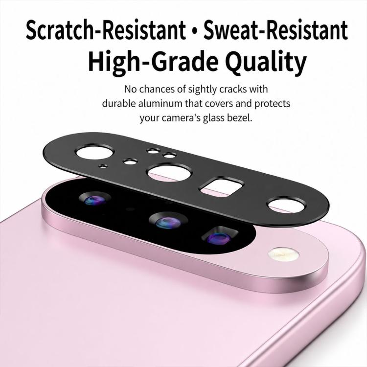 Aluminum Alloy Hollow Camera Lens Protector, For Google Pixel 10 Pro Fold, For Google Pixel 10 Pro XL, For Google Pixel 10 Pro, For Google Pixel 10, For Google Pixel 9 Pro XL, For Google Pixel 9 Pro, For Google Pixel 9