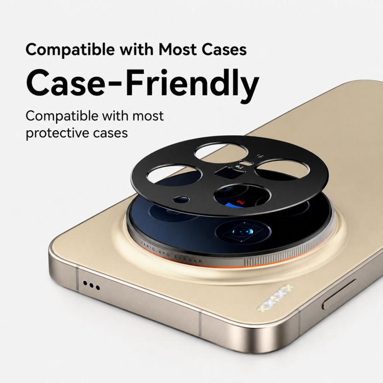 XDcase Aluminum Alloy Hollow Camera Lens Protector, For vivo X Fold6, For vivo X300s, For vivo X300 Ultra, For vivo X300 Pro, For vivo X300, For vivo X Fold5, For vivo X200 Ultra, For vivo X200, For vivo X200 Pro mini, For vivo X200 Pro                ...