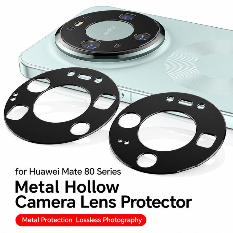 Aluminum Alloy Hollow Camera Lens Protector, For Huawei Pura 70 Pro / 70 Pro+, For Huawei Pura 70 Ultra, For Huawei Pura 70