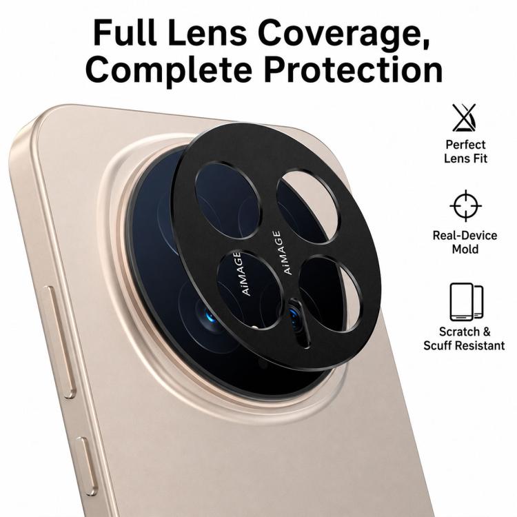 XDcase Aluminum Alloy Hollow Camera Lens Protector, For Honor Magic8 RSR, For Honor Magic8 Lite, For Honor Magic8 Pro, For Honor Magic8