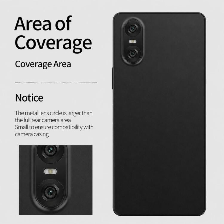 Aluminum Alloy Hollow Camera Lens Protector, For Sony Xperia 1 V, For Sony Xperia 10 V