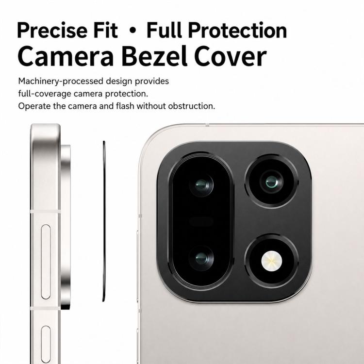 Aluminum Alloy Hollow Camera Lens Protector, For OnePlus 15R, For OnePlus 15, For OnePlus 13T, For OnePlus 13