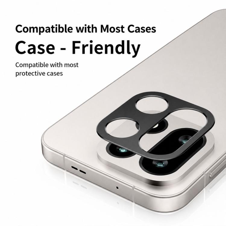 Aluminum Alloy Hollow Camera Lens Protector, For OnePlus 15R, For OnePlus 15, For OnePlus 13T, For OnePlus 13