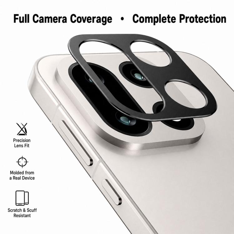 Aluminum Alloy Hollow Camera Lens Protector, For OnePlus 15R, For OnePlus 15, For OnePlus 13T, For OnePlus 13