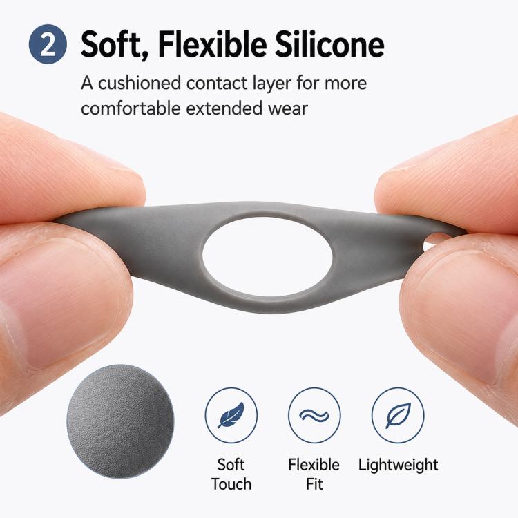XDcase 6 Pairs Silicone Anti-slip Ear Covers with Storage Case, 6 Pairs
