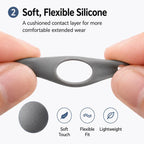 XDcase 6 Pairs Silicone Anti-slip Ear Covers with Storage Case, 6 Pairs
