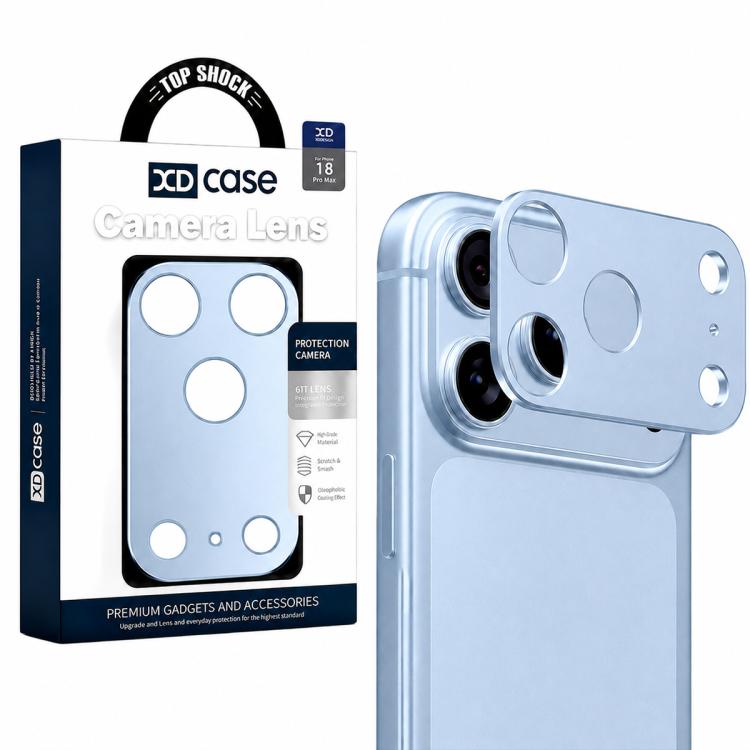 XDcase Metal Flat & Hollow Camera Lens Protector, For iPhone 18 Pro, For iPhone 18 Pro Max