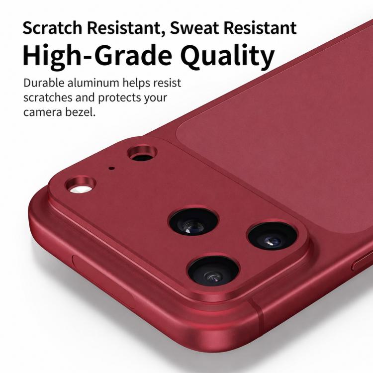 XDcase Metal Flat & Hollow Camera Lens Protector, For iPhone 18, For iPhone 18 Pro, For iPhone 18 Pro Max
