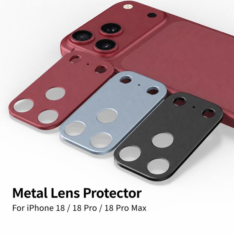 XDcase Metal Flat & Hollow Camera Lens Protector, For iPhone 18, For iPhone 18 Pro, For iPhone 18 Pro Max