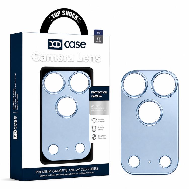 XDcase Titanium Alloy Hollow Camera Lens Protector, For iPhone 18 Pro, For iPhone 18 Pro Max