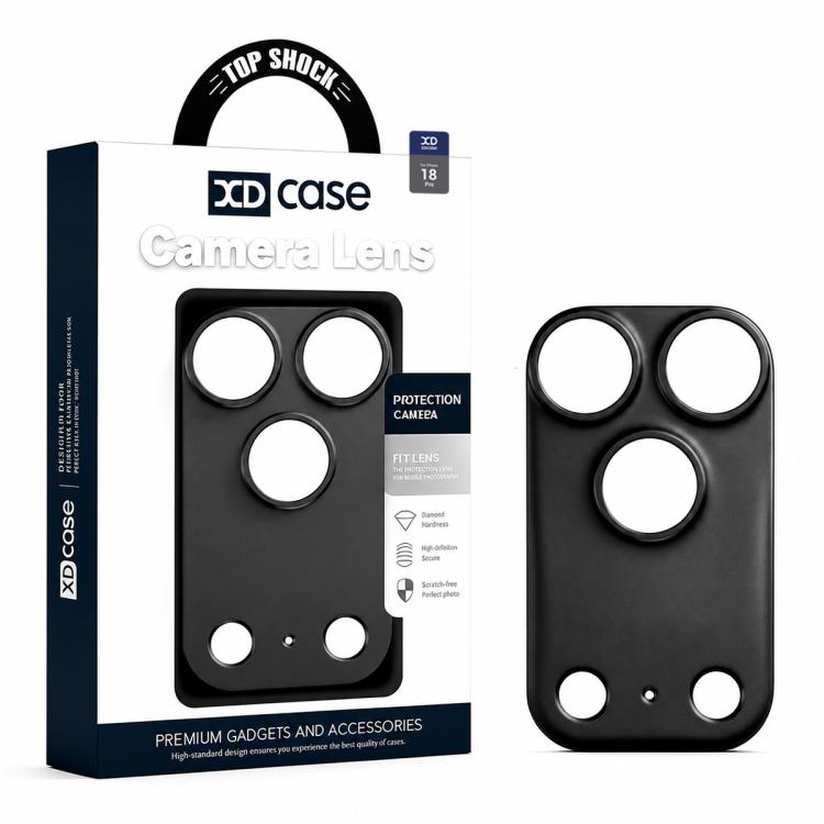 XDcase Titanium Alloy Hollow Camera Lens Protector, For iPhone 18 Pro, For iPhone 18 Pro Max